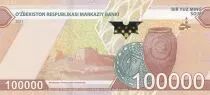 Uzbekist&aacute;n 50000 Som - Monuments - 2021 - P.NEW