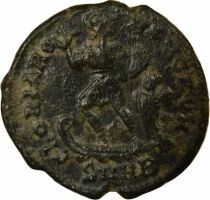 Valentinian II - Maiorina, Emperor & Galley - 383 Heraclea