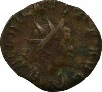 Valerian I - Silver Antoninianus, Temple of Vulcan - 259 / 260 Trier