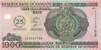 Vanuatu 1000 Vatu - 25 ans Ind�pendance - 2006 - P.11