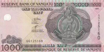 Vanuatu 1000 Vatu Chef M�lan�sien - Voilier � balancier - 2002-2010 - S�rie GG