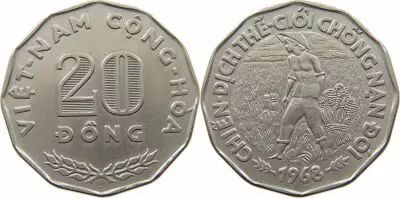 Vanuatu 20 Dong - Farmer - 1968