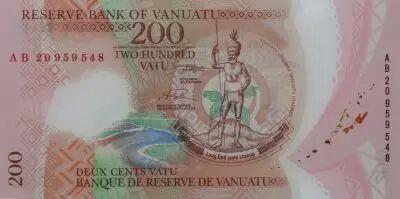 Vanuatu 200 Vatu Chef m�lan�sien  2020 - Polymer