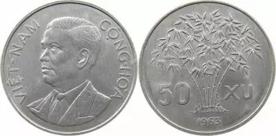 Vanuatu 50 Xu - Ngo Dinh Diem - 1963