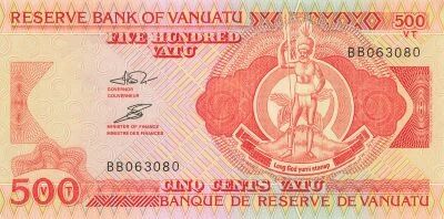 Vanuatu 500 Vatu - ND (1993) - P.5a