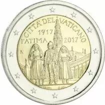 Vatican 2 Euros Commémo. 2017 - 100 ans Fatima