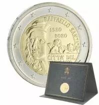 Vatican 2 Euros Commémo. 2020 - 500 ans de la mort de Raphaël