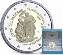 Vatican 2 Euros Commémo. BE Vatican 2019 - 25 ans de la restauration de la chapelle Sixtine