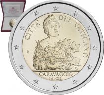 Vatican 2 Euros Commémo. BE Vatican 2021 - 450 ans de Caravage
