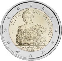 Vatican 2 Euros Commémo. BE Vatican 2021 - 450 ans de Caravage
