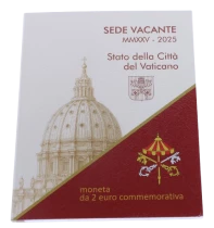 Vatican 2 Euros Comm&eacute;mo. BU 2025 - Sede Vacante