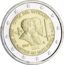Vatican 2 Euros Commémo. VATICAN 2017 BU - Saints Pierre et Paul