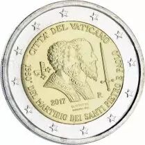 Vatican 2 Euros Commémo. VATICAN 2017 BU - Saints Pierre et Paul