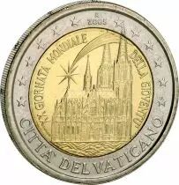 Vatican 2 Euros Commémorative - 2005 - JMJ à Cologne