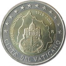 Vatican 2 Euros Commémorative - VATICAN 2004  - Fondation de l\'Etat du Vatican