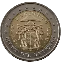 Vatican 2 Euros Comm&eacute;morative - Vatican 2013 Si&egrave;ge Vacant