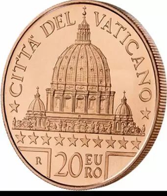 Vatican 20 Euros Coffret Basilique Saint Pierre - 2022 - Cuivre - BU