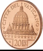 Vatican 20 Euros Coffret Basilique Saint Pierre - 2022 - Cuivre - BU
