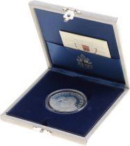 Vatican 5 Euros, Année du Rosaire - Jean-Paul II - Argent - en coffret avec certificat sans étui carton
