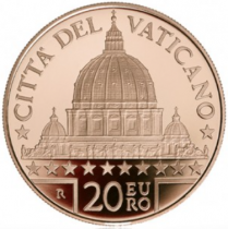 Vatican City State  20 Euros copper -  Saint Pierre Basilica - 2022