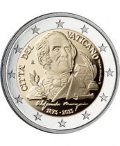 Vatican City State 2 Euros Commemo. BU 2023 - 150 years since the death of Alessandro Manzoni