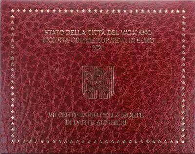 Vatican City State 2 Euros Comm�mo. Vatican 2021 - 700 years since the death of Dante Alighieri