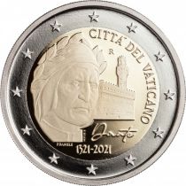 Vatican City State 2 Euros Proof 2021 - Dante Aligheri