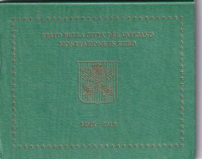 Vatican City State Euro set 8 coins 1c to 2 euros 2010 ? Benedict XVI