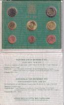 Vatican City State Euro set 8 coins 1c to 2 euros 2010 ? Benedict XVI