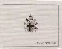 Vatican City State Mint set of 8 coins John Paul II 1999 Roma