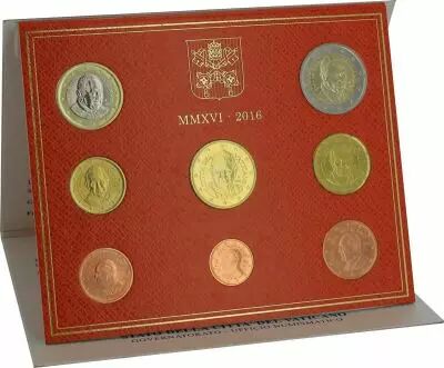 Vatican City State Proof set of 2016 - Fran�ois 8 coins