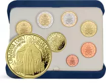 Vatican Coffret BE Euro 2022 VATICAN + 50 Euros Or Notre-Dame de la Mis&eacute;ricorde\ \ 