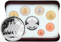 Vatican Coffret BE Euro 2023 VATICAN + 20 Euros Argent Les Rois Mages\ \ 