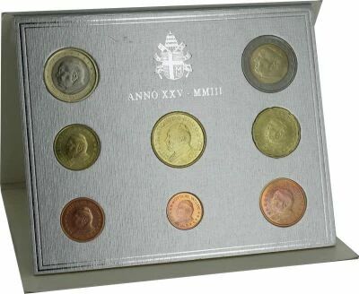 Vatican Coffret BU 8 pi�ces 2003 - Jean-Paul II