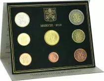 Vatican Coffret BU Euro 2018 VATICAN - Armoiries du pape Fran&ccedil;ois I