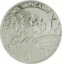 Vatican JMJ de Sydney - Benoit XVI - 5 Euros Argent Vatican 2008