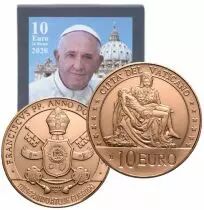 Vatican La Piet&agrave; de Michel-Ange - 10 Euros Cuivre Vatican 2020