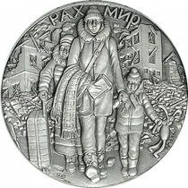 Vatican Médaille Argent - La Paix en Ukraine - Vatican 2022
