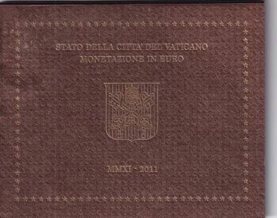 Vatican S�rie 8 monnaies en Euros 2011 - Beno�t XVI