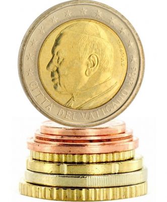 Vatican Srie Euros 8 monnaies en euros 2005 - Jean-Paul II