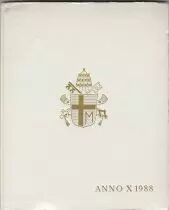 Vatican Série FDC 7 pièces Jean-Paul II 1988 Rome