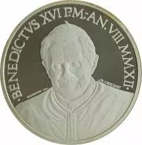 Vatican XXe Journ&eacute;e mondiale des Malades - Benoit XVI - 10 Euros Argent Vatican 2012