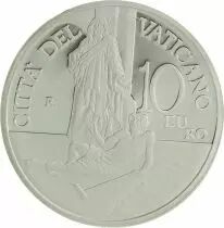 Vatican XXe Journ&eacute;e mondiale des Malades - Benoit XVI - 10 Euros Argent Vatican 2012