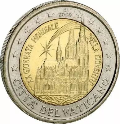 Vatikanstadt 2 Euros Comm�mo. 2005 - World Youth Day in Cologne