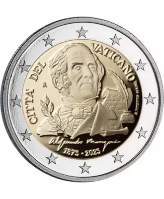 Vatikanstadt 2 Euros Commemo. BU 2023 - 150 years since the death of Alessandro Manzoni