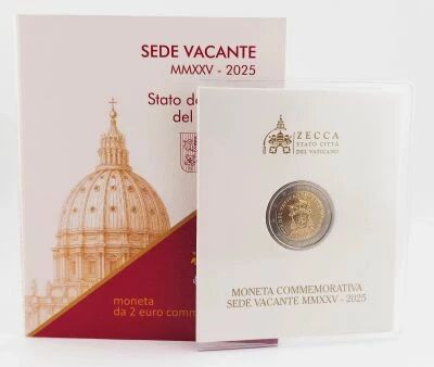 Vatikanstadt 2 Euros Comm�mo. Vatican 550e anniversaire de la naissance de Michel-Ange