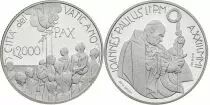 Vatikanstadt 2000 Lire - Jean-Paul II - Dialogue between cultures - with certificate and box