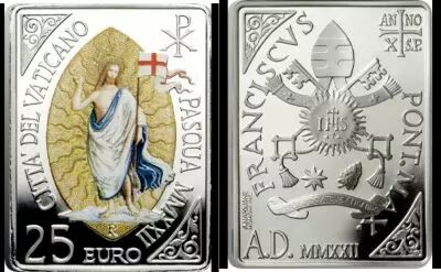 Vatikanstadt 25 Euros - 2022 - Proof BE - Silver