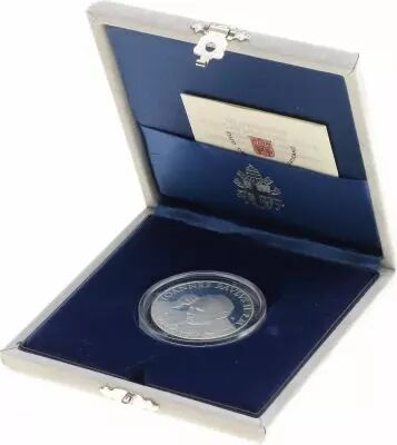 Vatikanstadt 5 euros -  Year of the Rosary - John Paul II -  Silver - with certificat and without