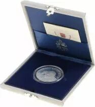 Vatikanstadt 5 euros -  Year of the Rosary - John Paul II -  Silver - with certificat and without